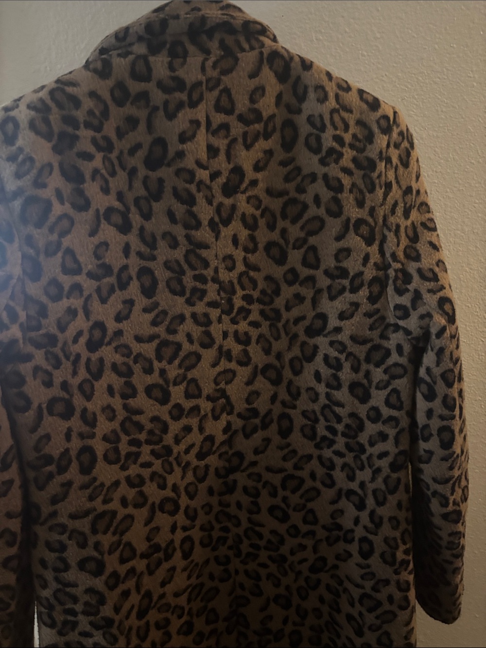 Kendall & Kylie Leopard Print Coat - Brown & Black - Picture 3 of 4